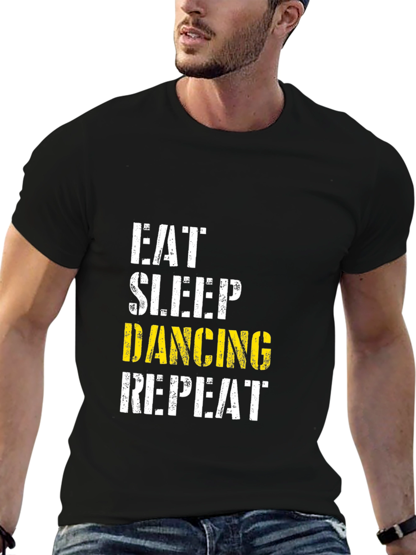 Eat Sleep Dancing Repeat Black T-Shirt