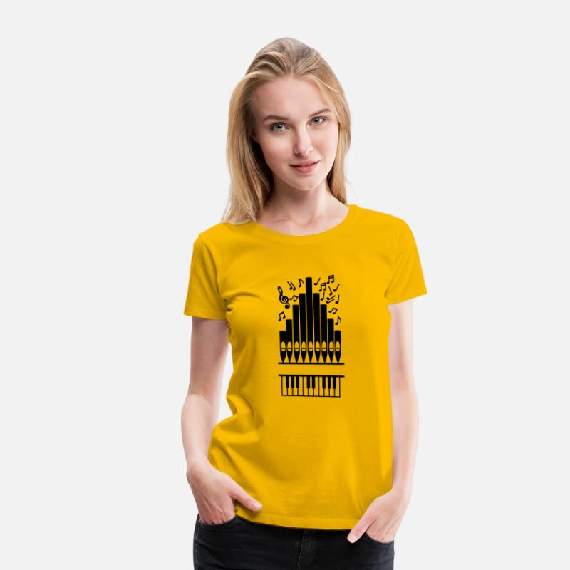 Logo Church organ music tones with organ pipes