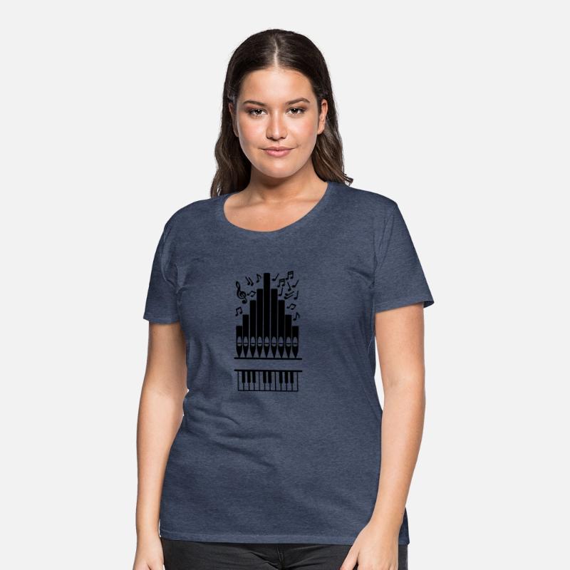 Logo Church organ music tones with organ pipes