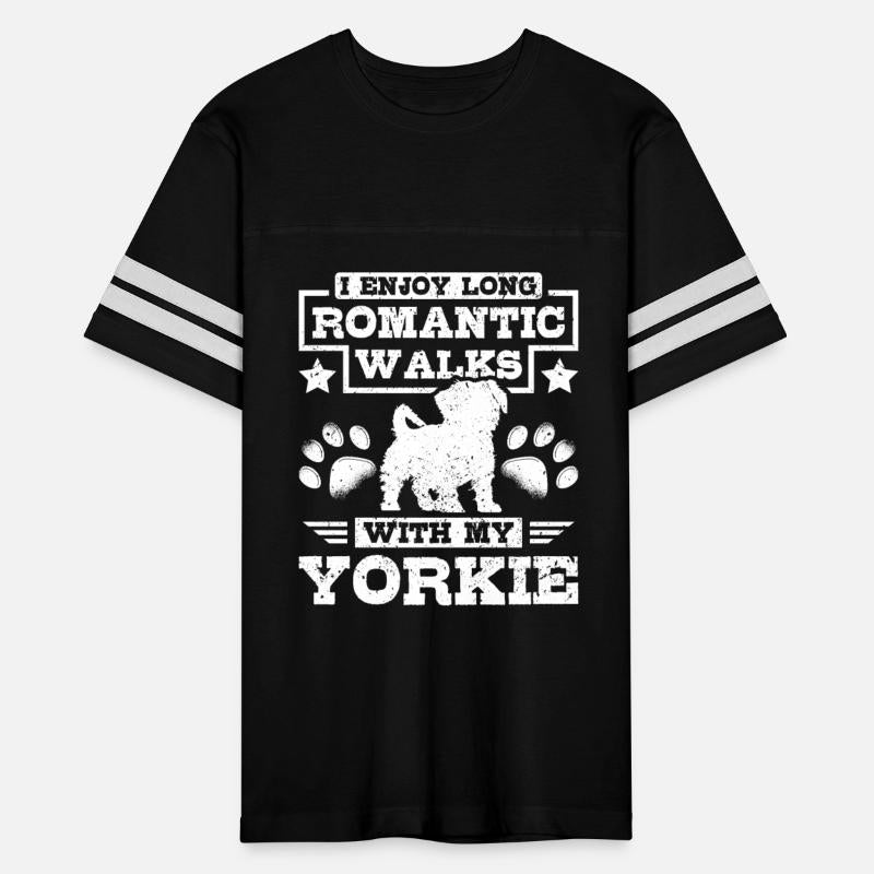 Long romantic walks with my yorkie