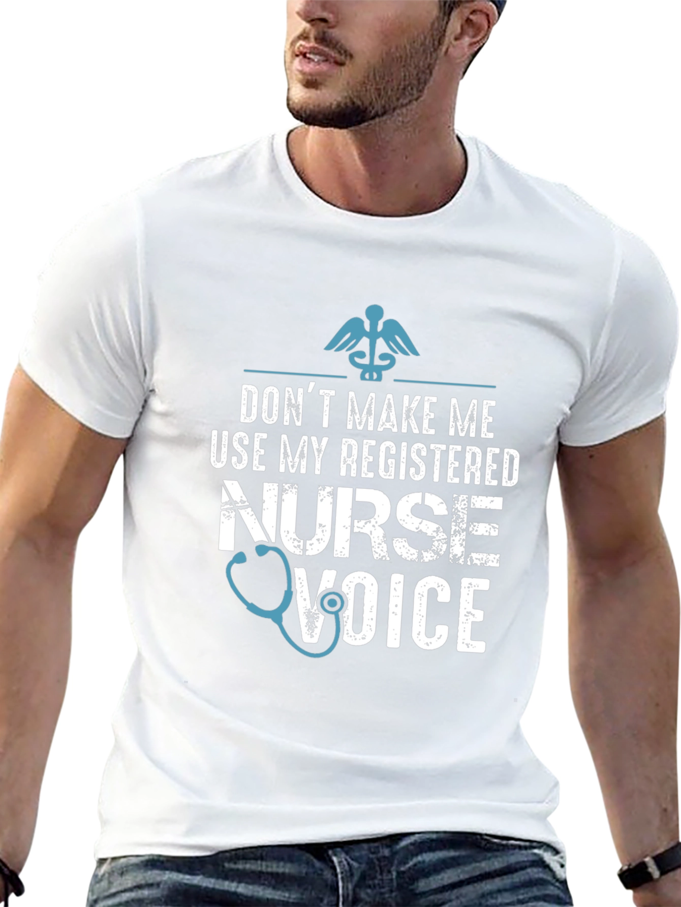 Registered Nurse Voice Graphic Tee - Funny RN T-Shirt
