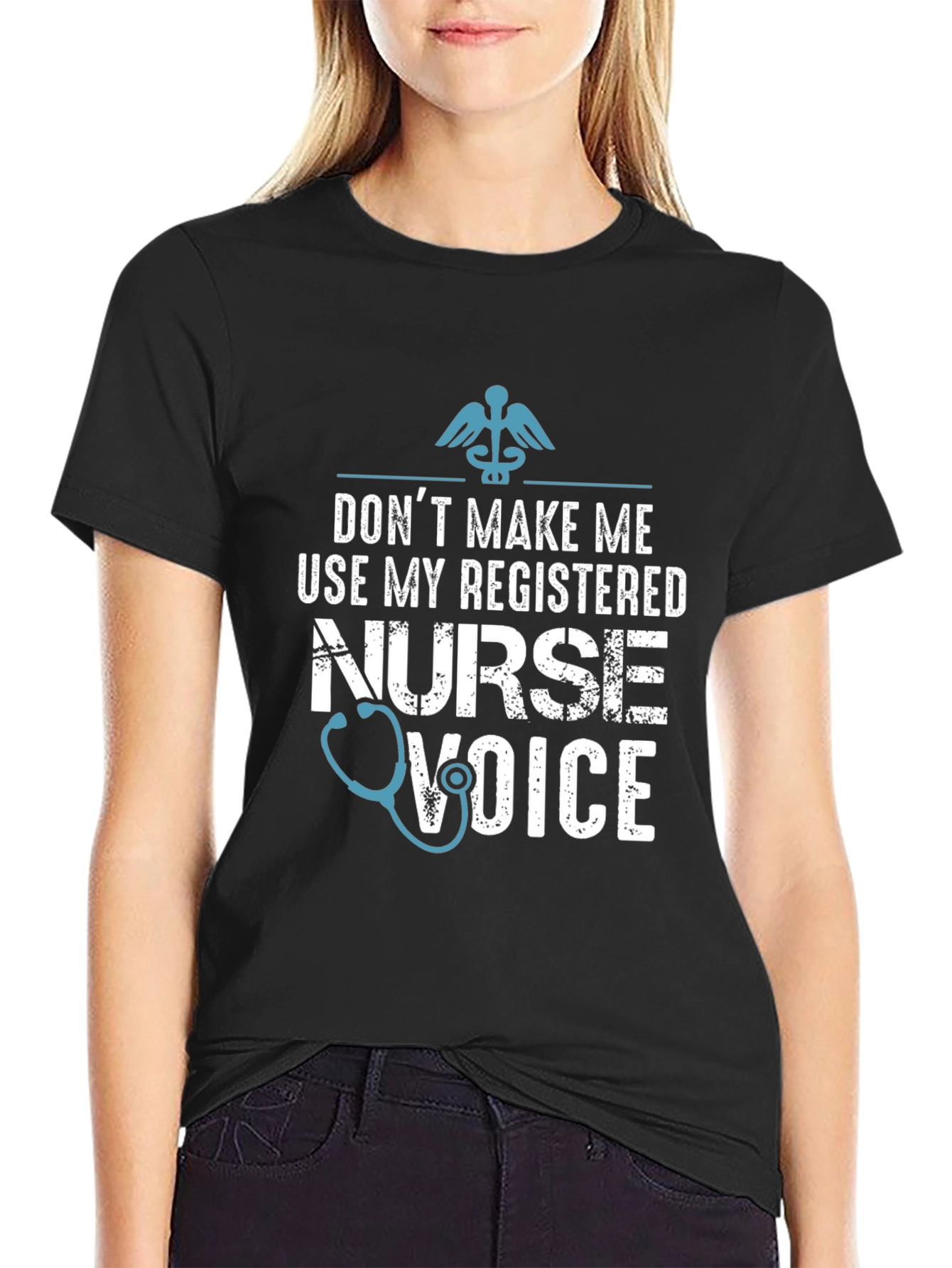 Registered Nurse Voice Graphic Tee - Funny RN T-Shirt