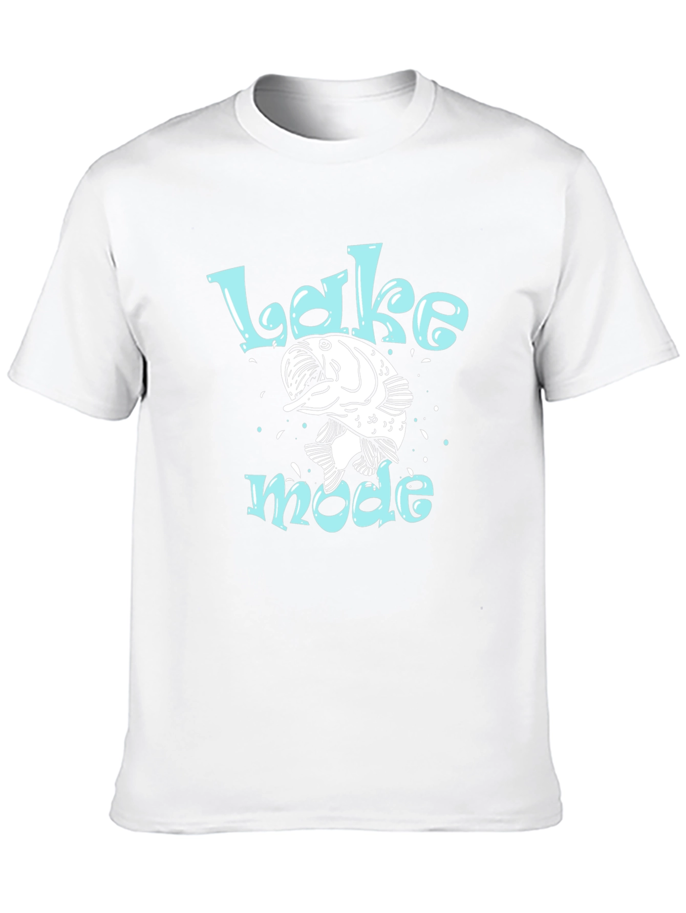 Lake Mode Bass Fishing Graphic T-Shirt