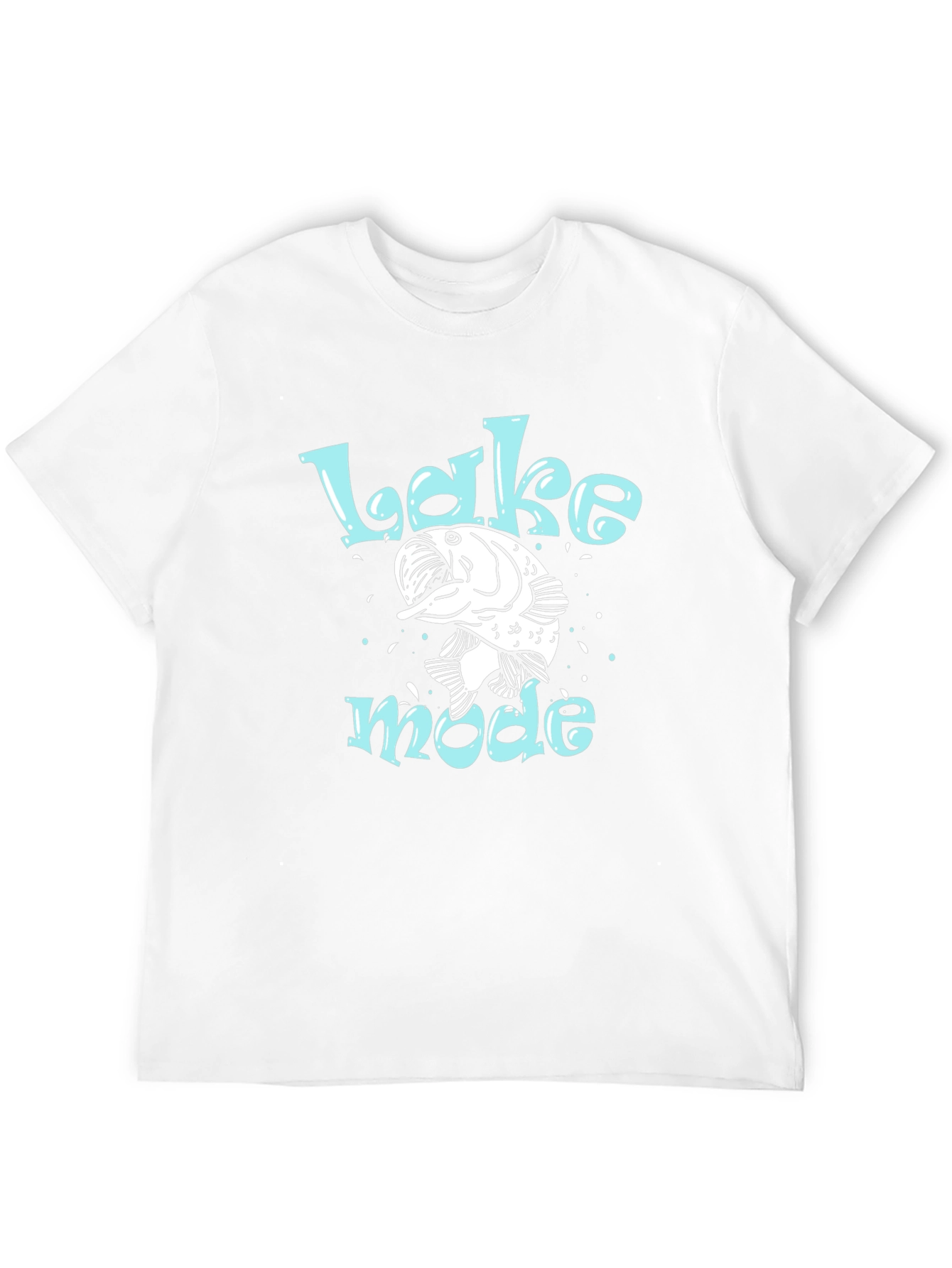 Lake Mode Bass Fishing Graphic T-Shirt
