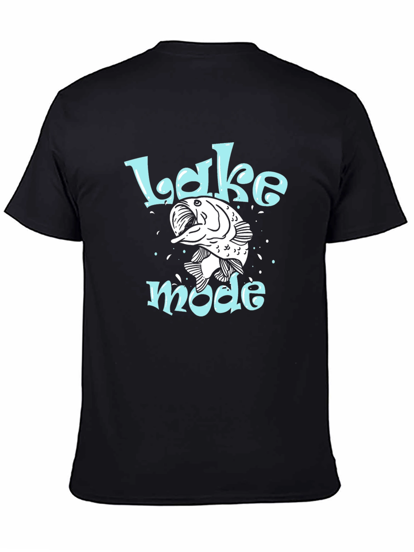 Lake Mode Bass Fishing Graphic T-Shirt