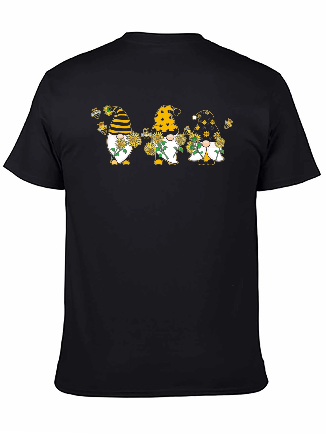 Bee Gnome T-Shirt Summer Sunflower Gnomes