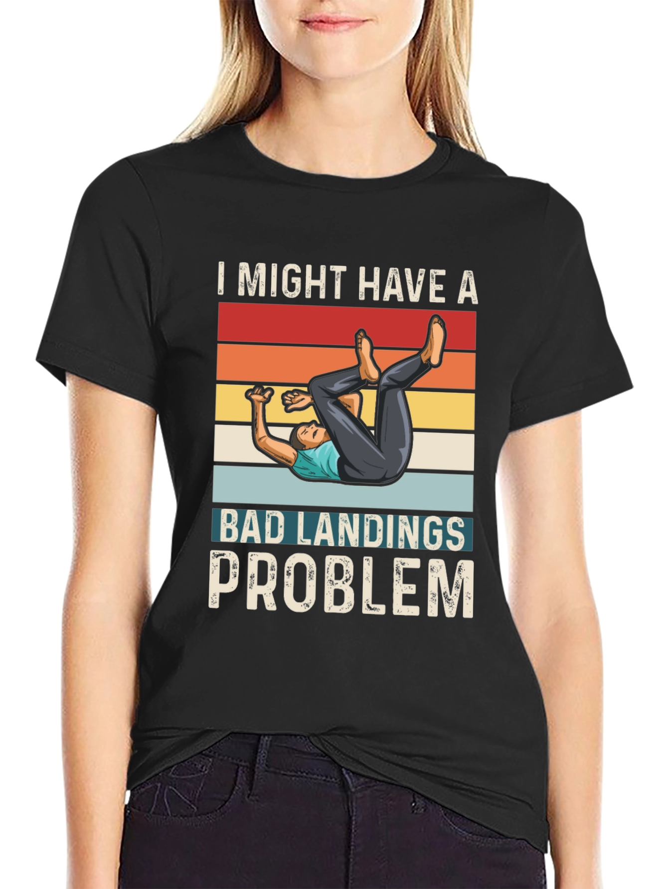 Bad Landings Problem Graphic T-Shirt