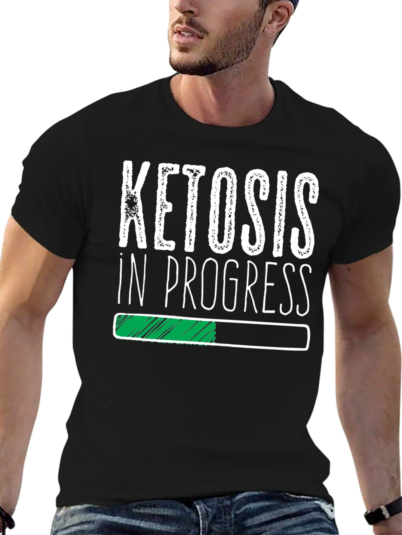 Ketosis in Progress T-Shirt - Black