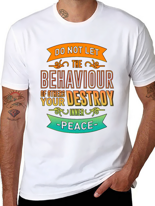Inspirational Graphic T-Shirt - Inner Peace Motivation Tee