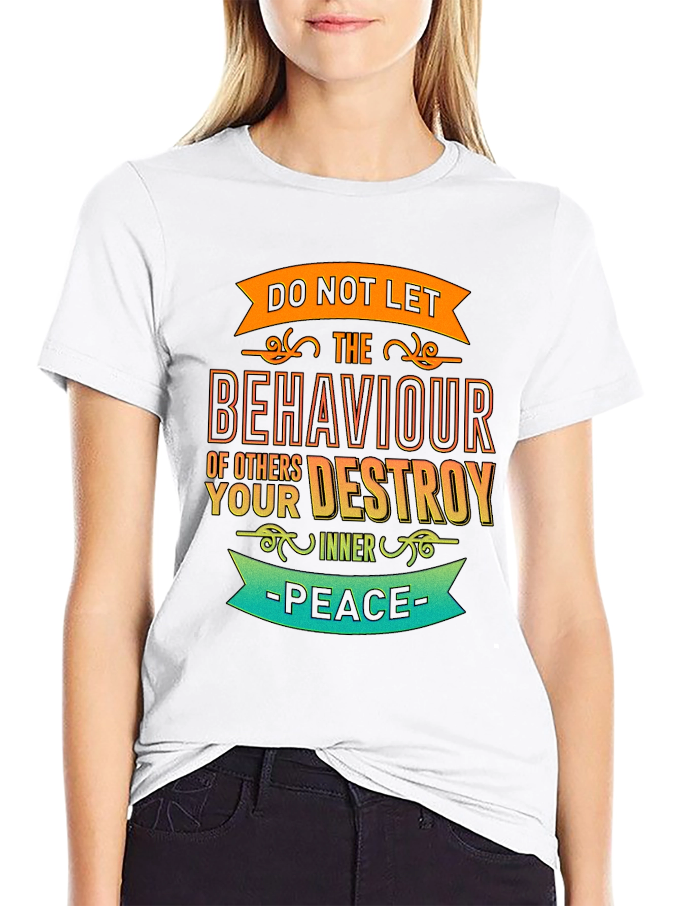 Inspirational Graphic T-Shirt - Inner Peace Motivation Tee