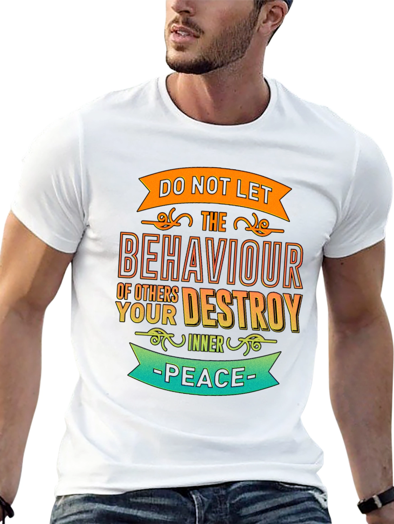 Inspirational Graphic T-Shirt - Inner Peace Motivation Tee