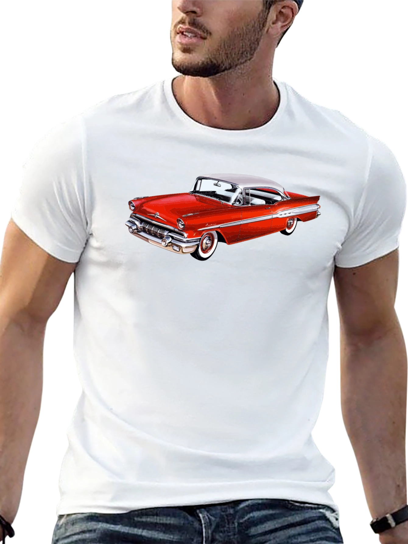 Classic Car Graphic Tee - Retro Style