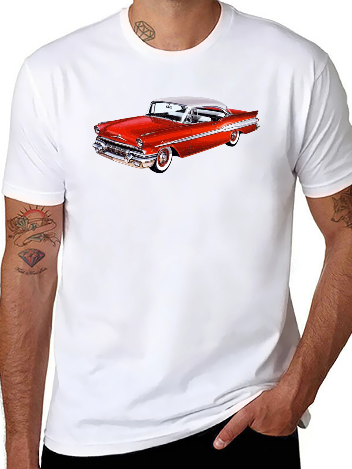 Classic Car Graphic Tee - Retro Style