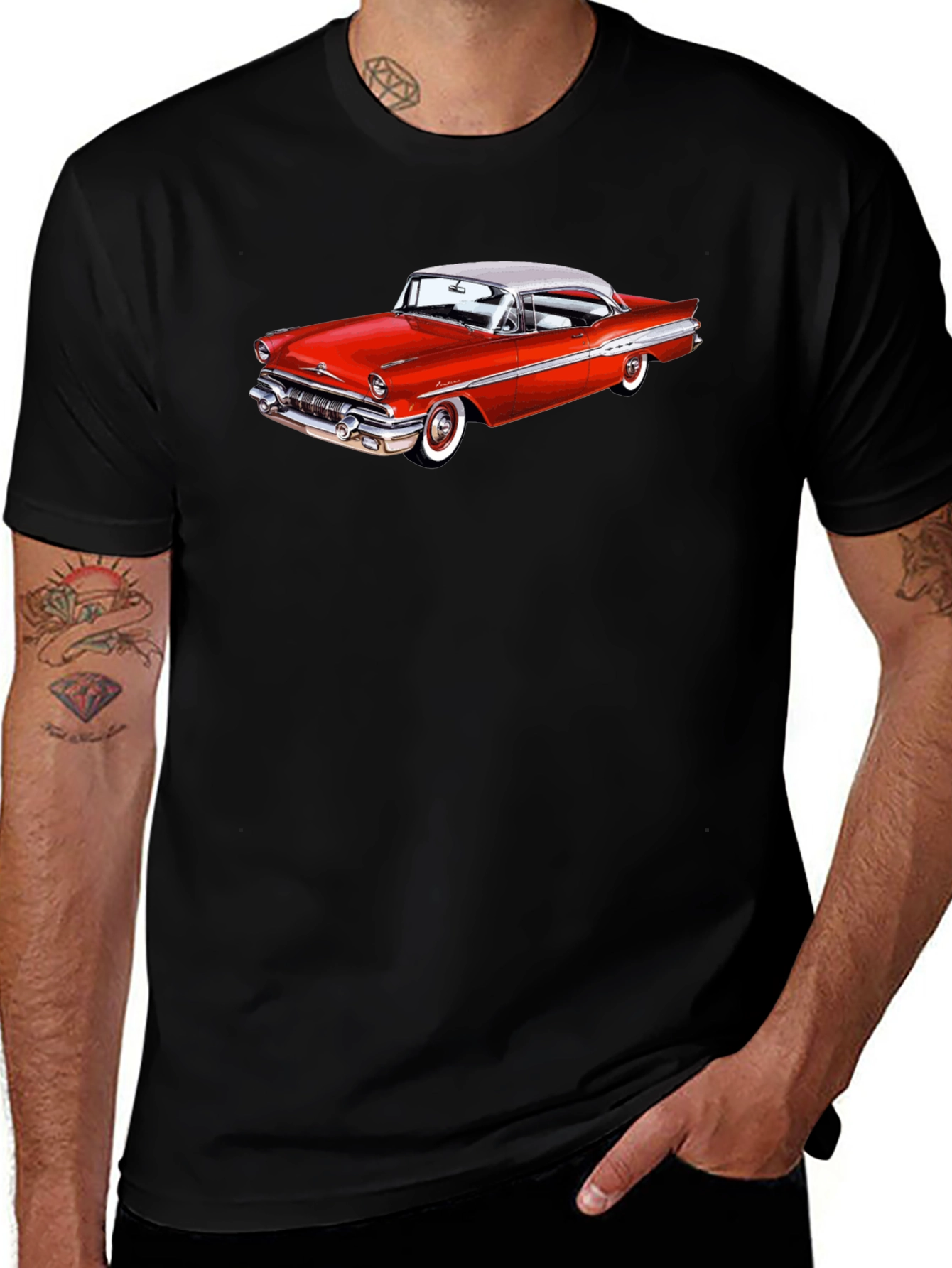 Classic Car Graphic Tee - Retro Style