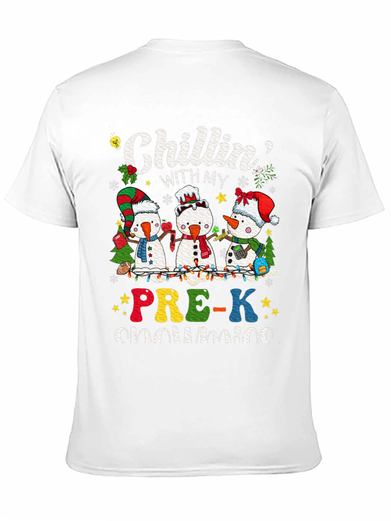 Chillin With My Pre-K Snowmies T-Shirt