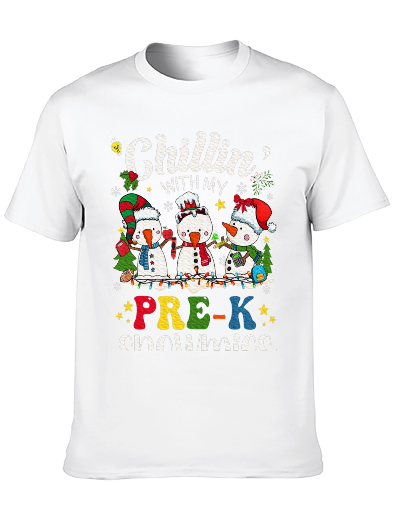 Chillin With My Pre-K Snowmies T-Shirt