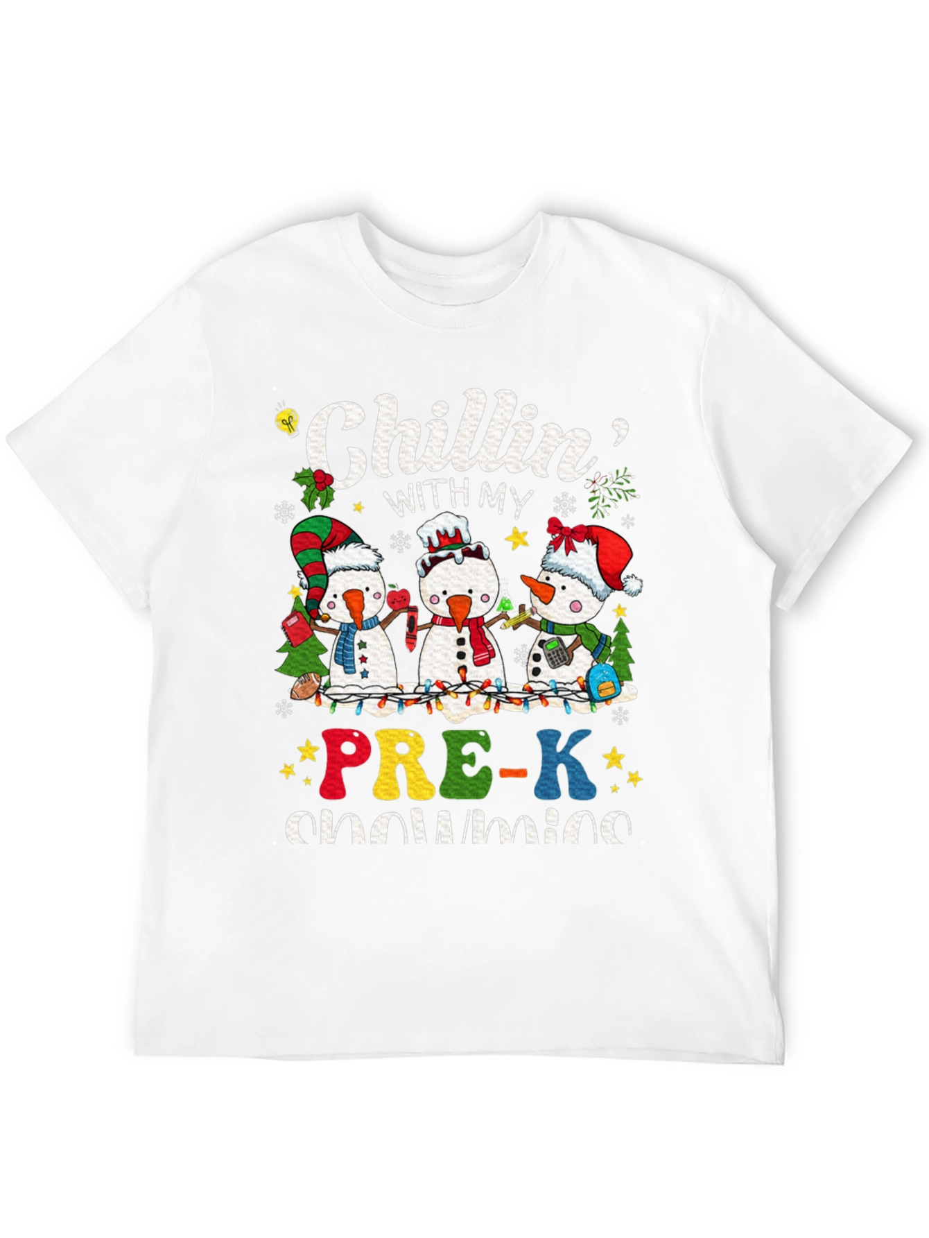 Chillin With My Pre-K Snowmies T-Shirt