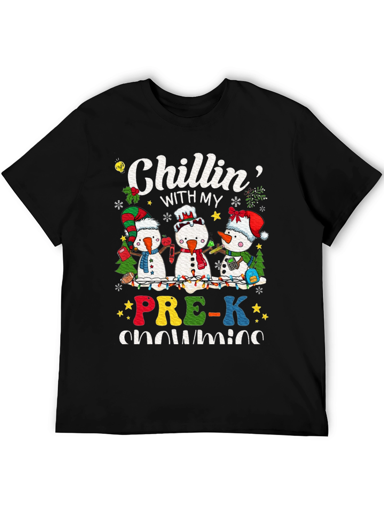 Chillin With My Pre-K Snowmies T-Shirt