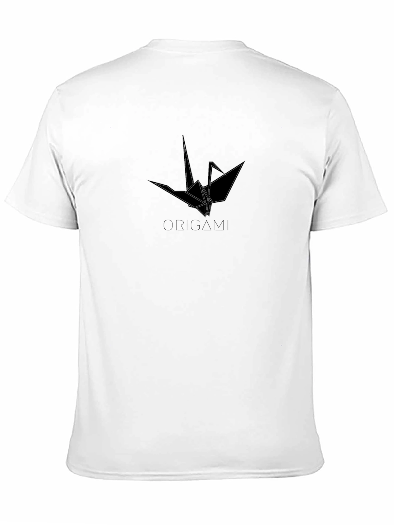 Origami Crane Graphic Tee - Black T-Shirt