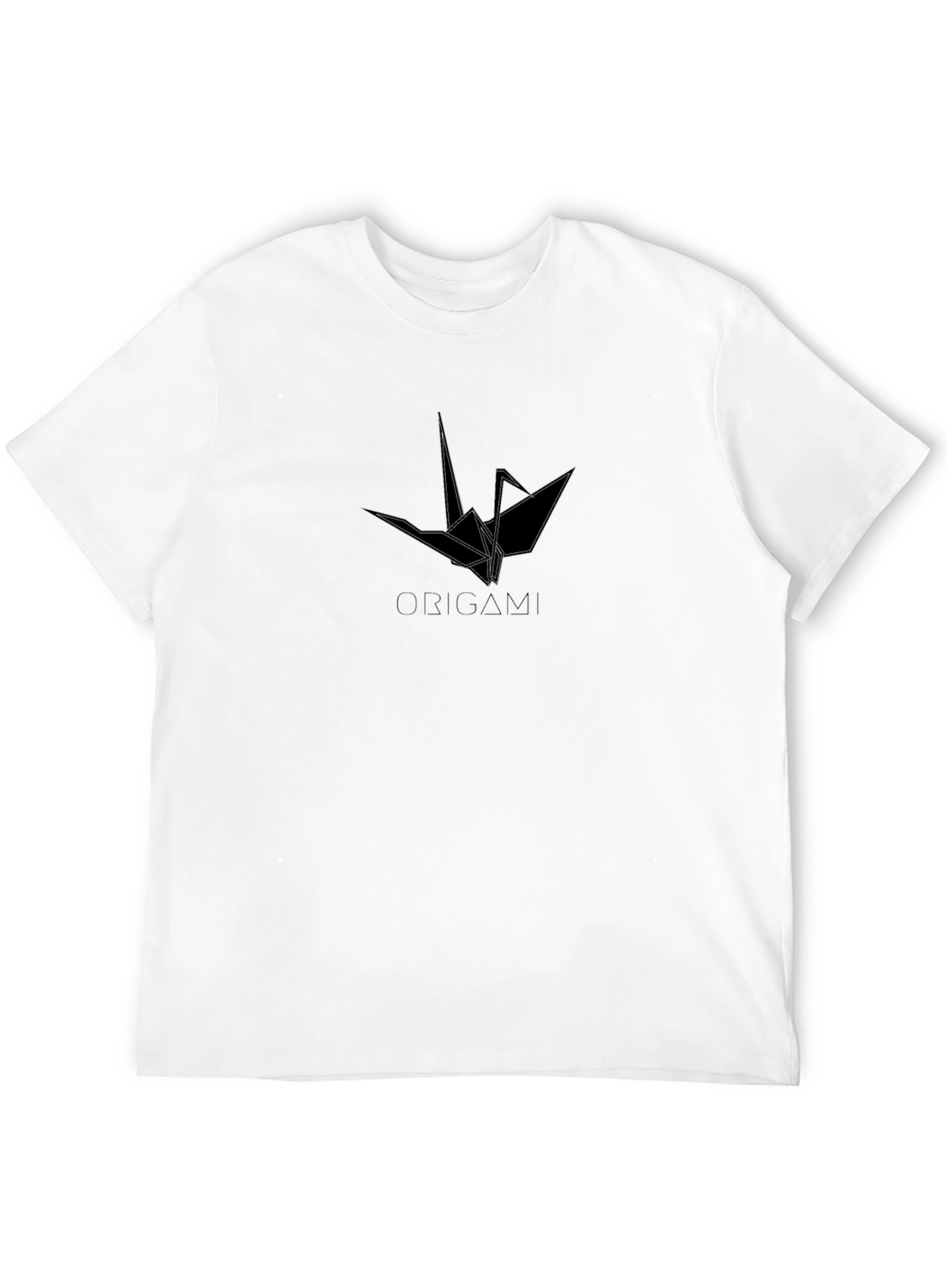 Origami Crane Graphic Tee - Black T-Shirt
