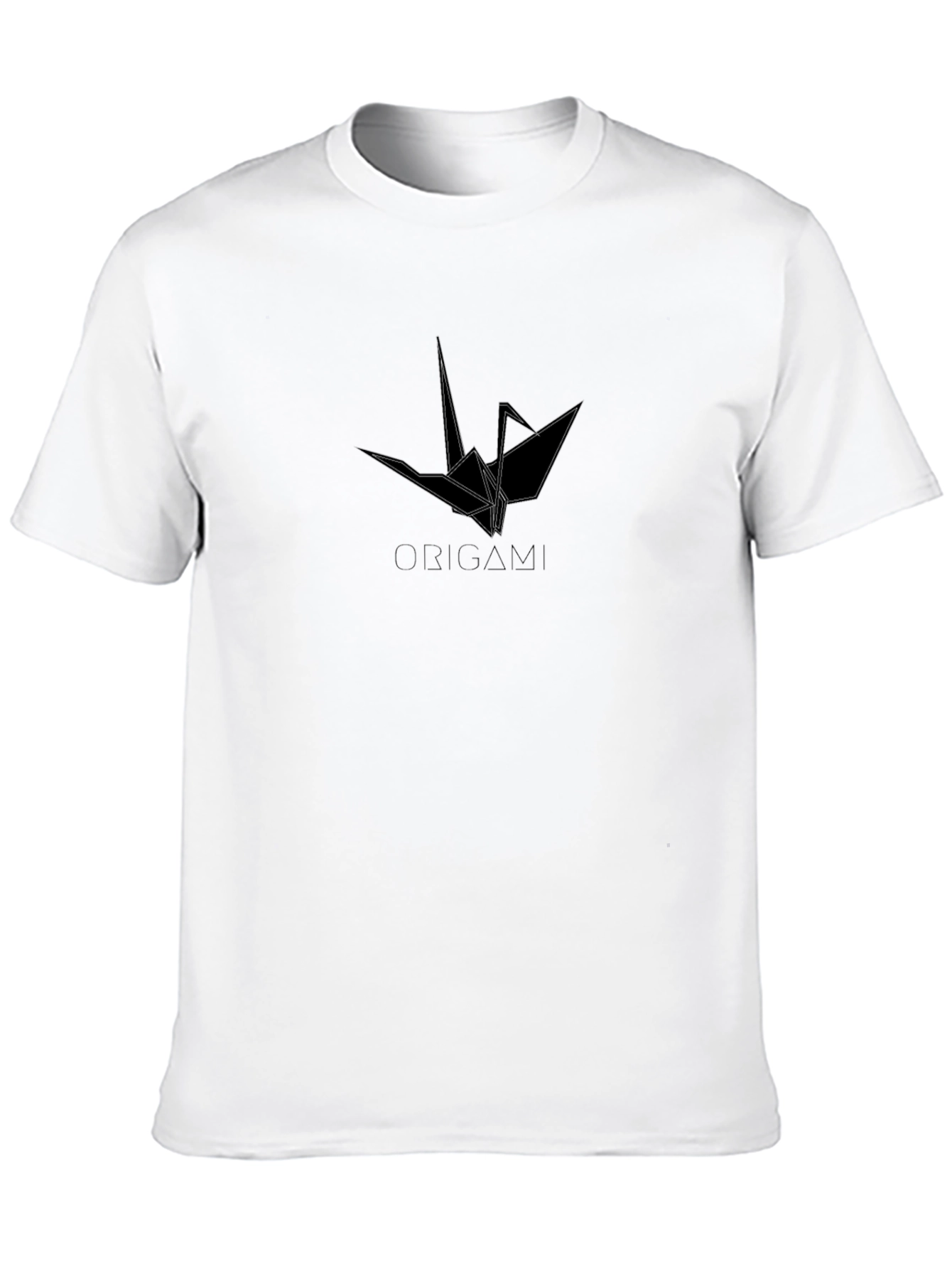 Origami Crane Graphic Tee - Black T-Shirt