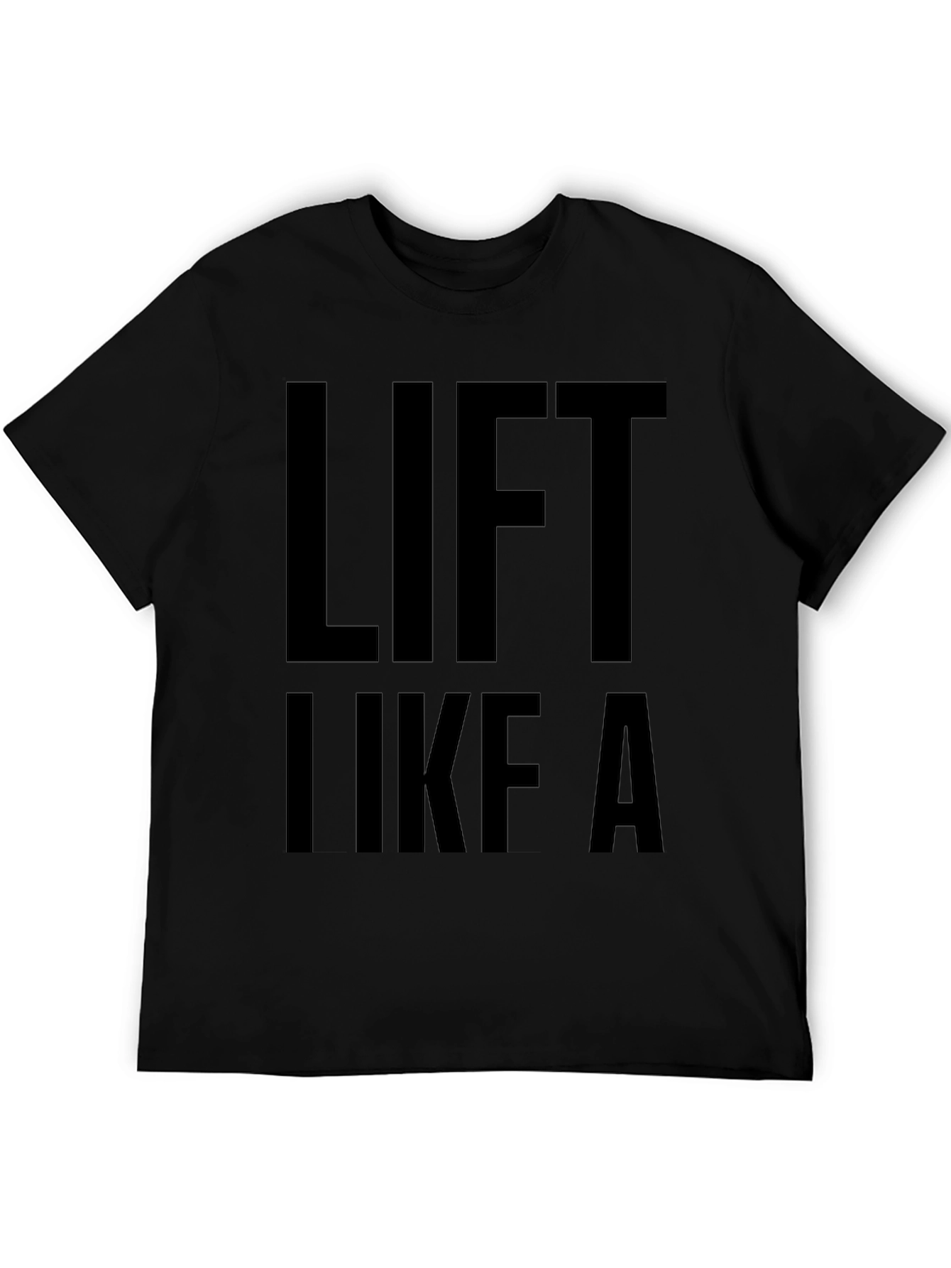 Lift Like a Champ Black T-Shirt