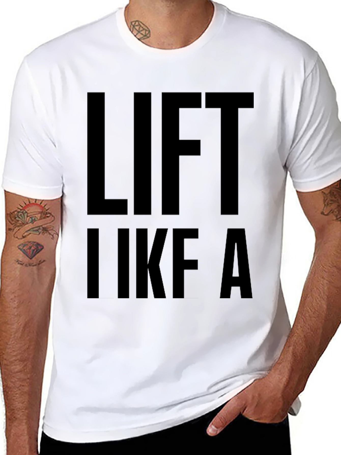 Lift Like a Champ Black T-Shirt