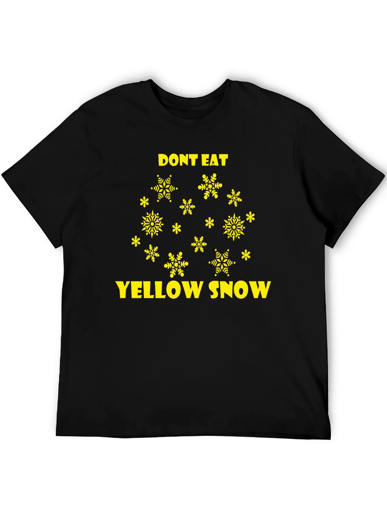 Dont Eat Yellow Snow Novelty Graphic Tee