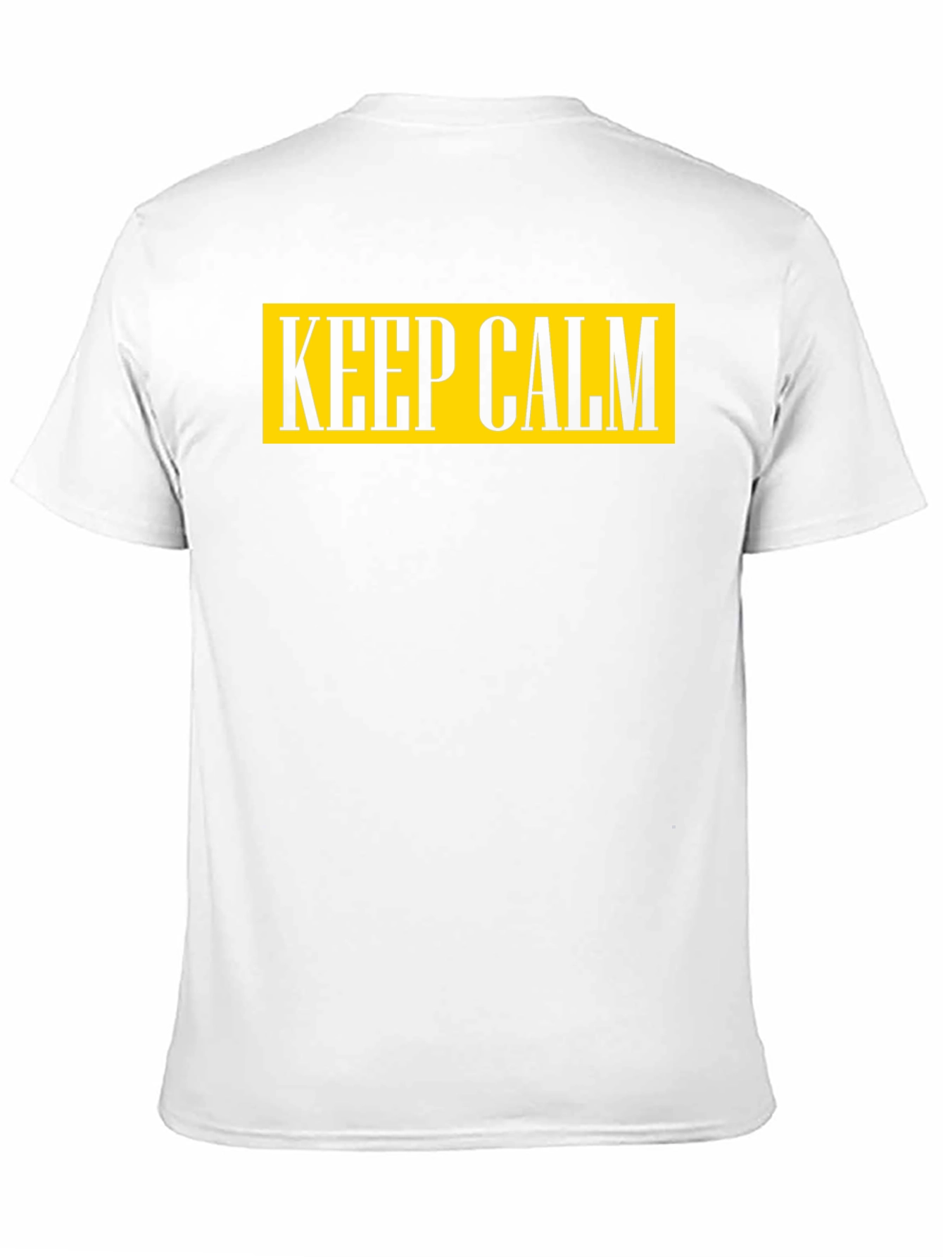 Keep Calm Graphic Tee - Mens Cotton T-Shirt