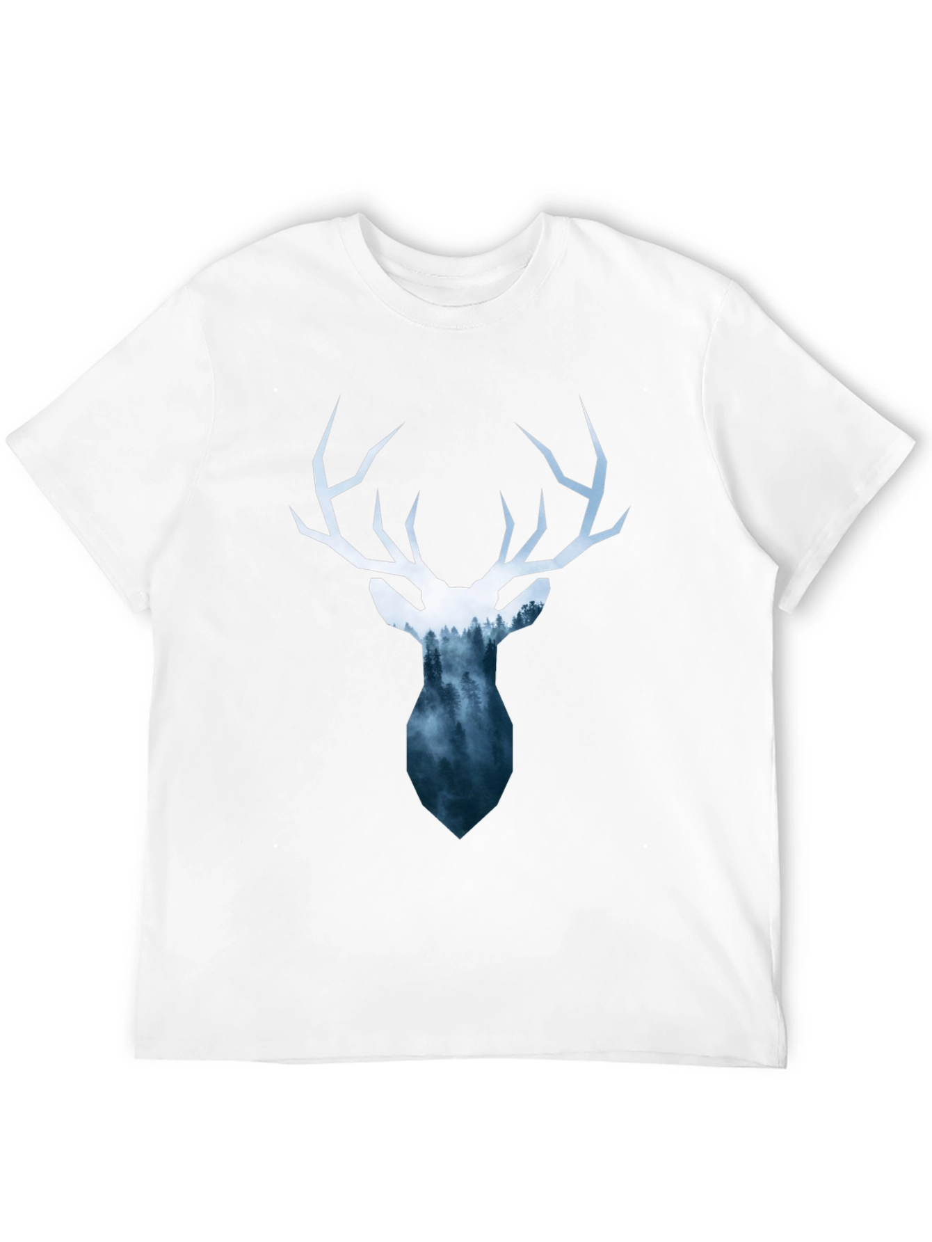 Deer Silhouette Graphic Tee - Nature Lovers T-Shirt