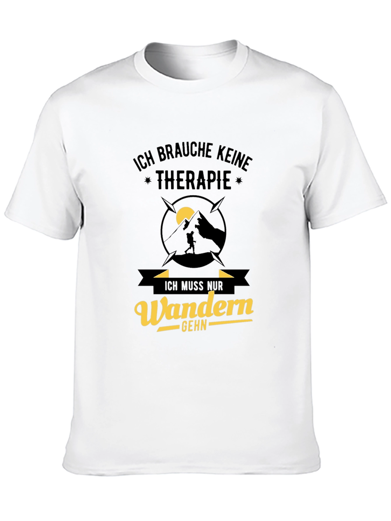 Hiking Therapy T-Shirt - Wanderlust Design