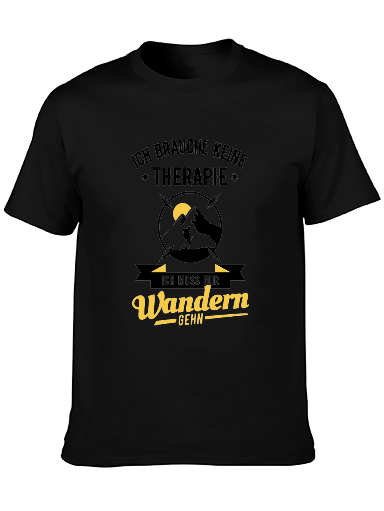 Hiking Therapy T-Shirt - Wanderlust Design