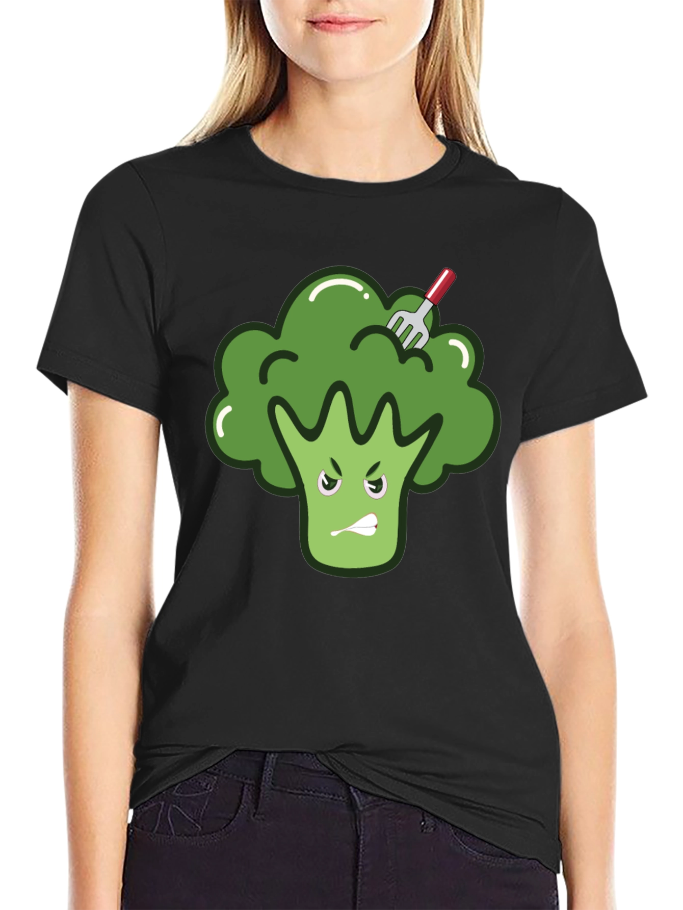 Funny Broccoli T-Shirt - Vegetarian Vegan Tee