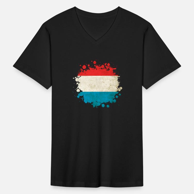 Luxembourg flags blob