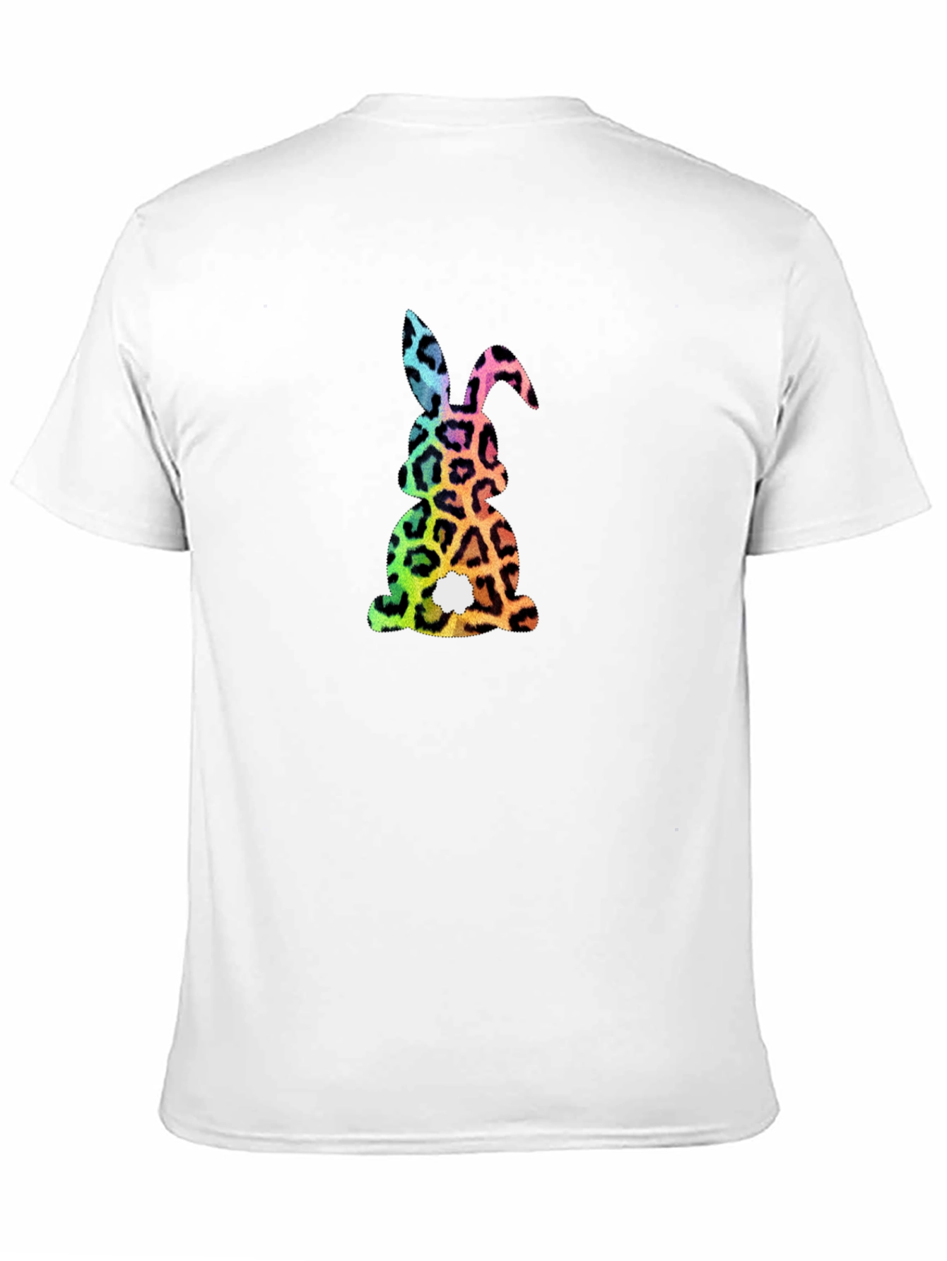Easter Bunny Leopard Print Graphic Tee