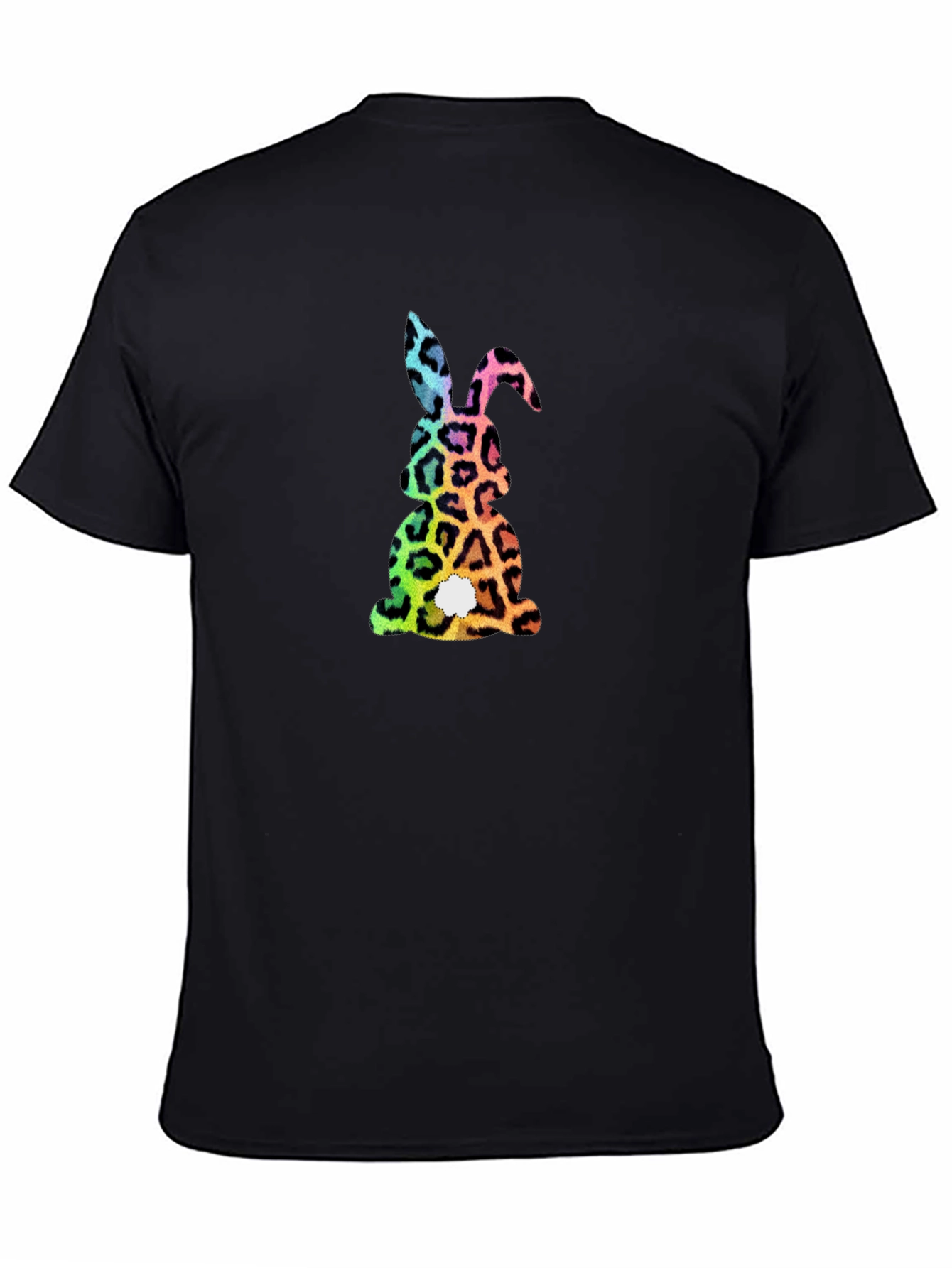 Easter Bunny Leopard Print Graphic Tee