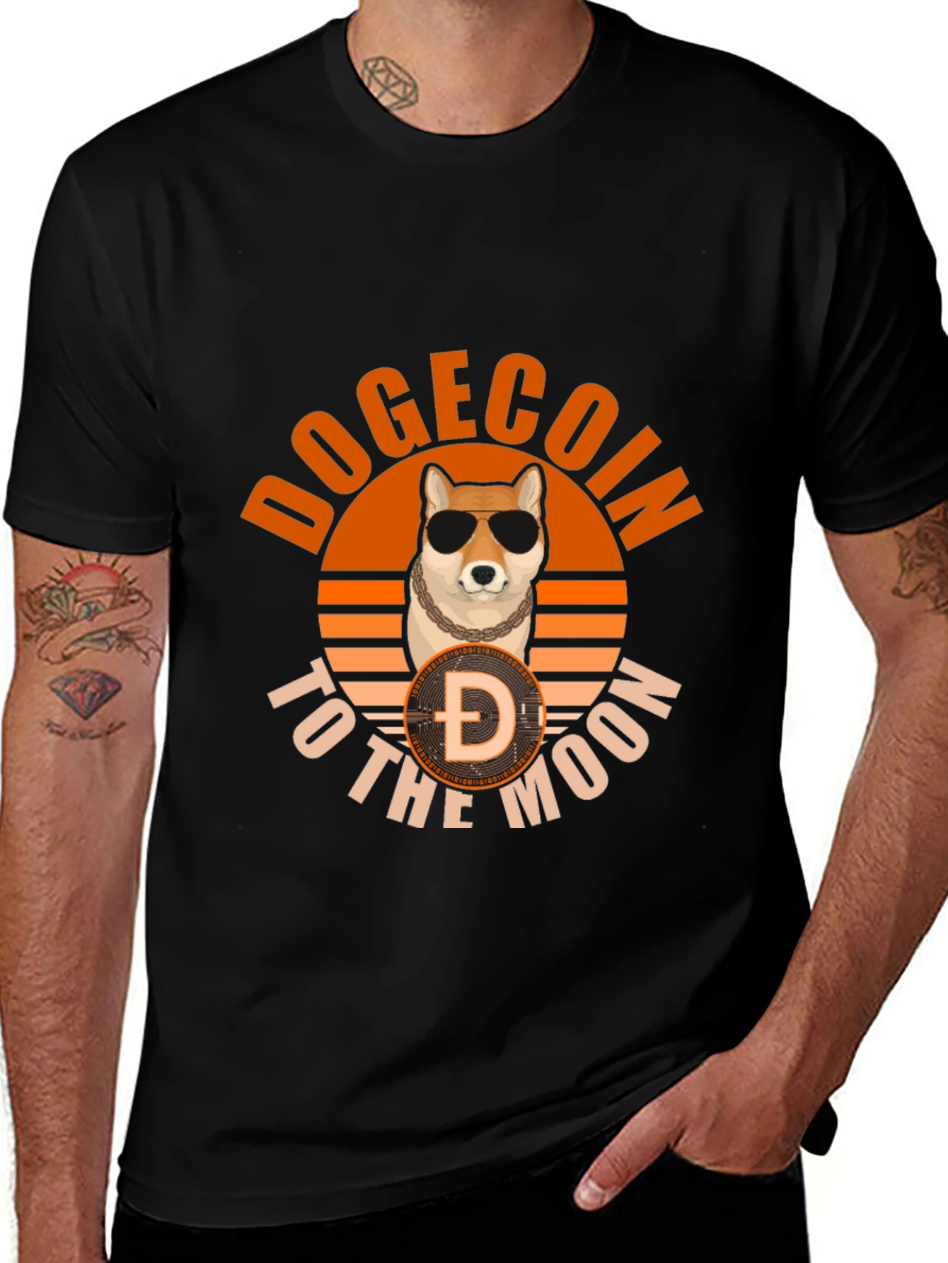 Dogecoin to the Moon T-Shirt