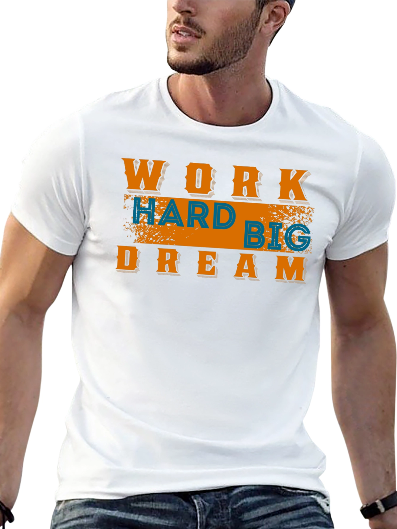 Work Hard Dream Big Graphic Tee