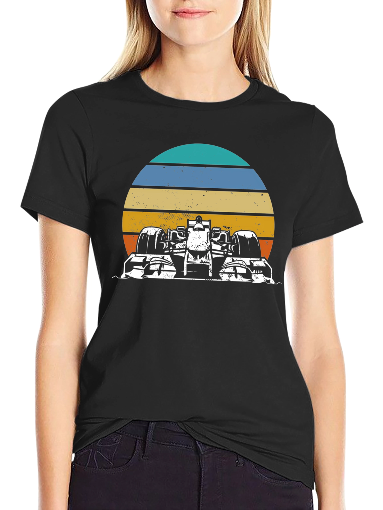 Retro Racing Car Graphic Tee