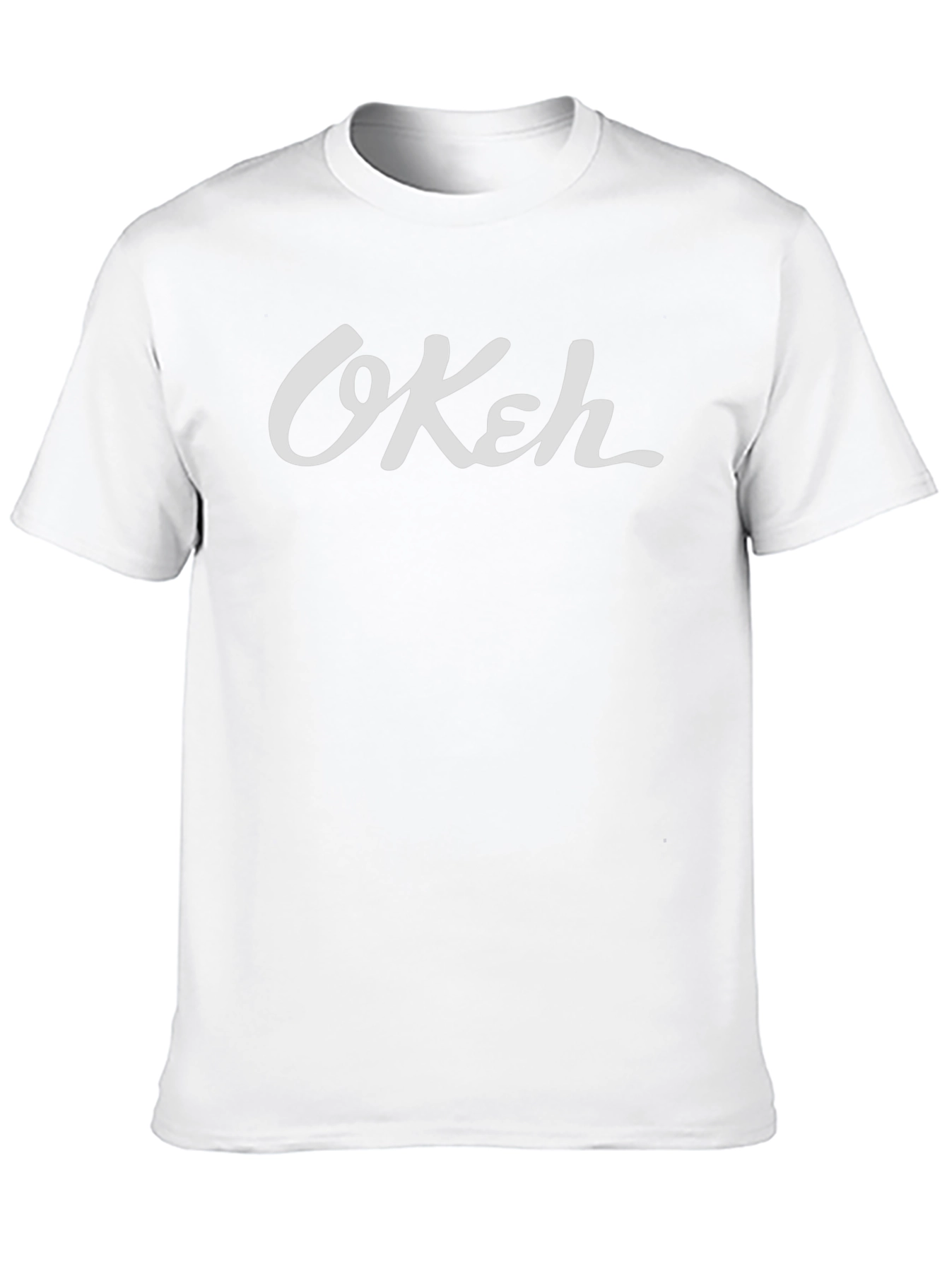 OKeh Script Graphic Black T-Shirt