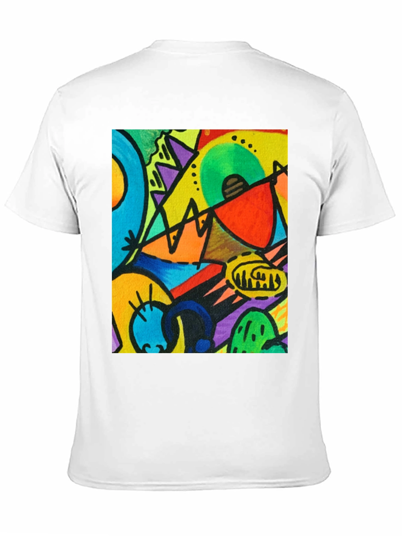 Abstract Art T-Shirt - Kandinsky Style Graphic Tee