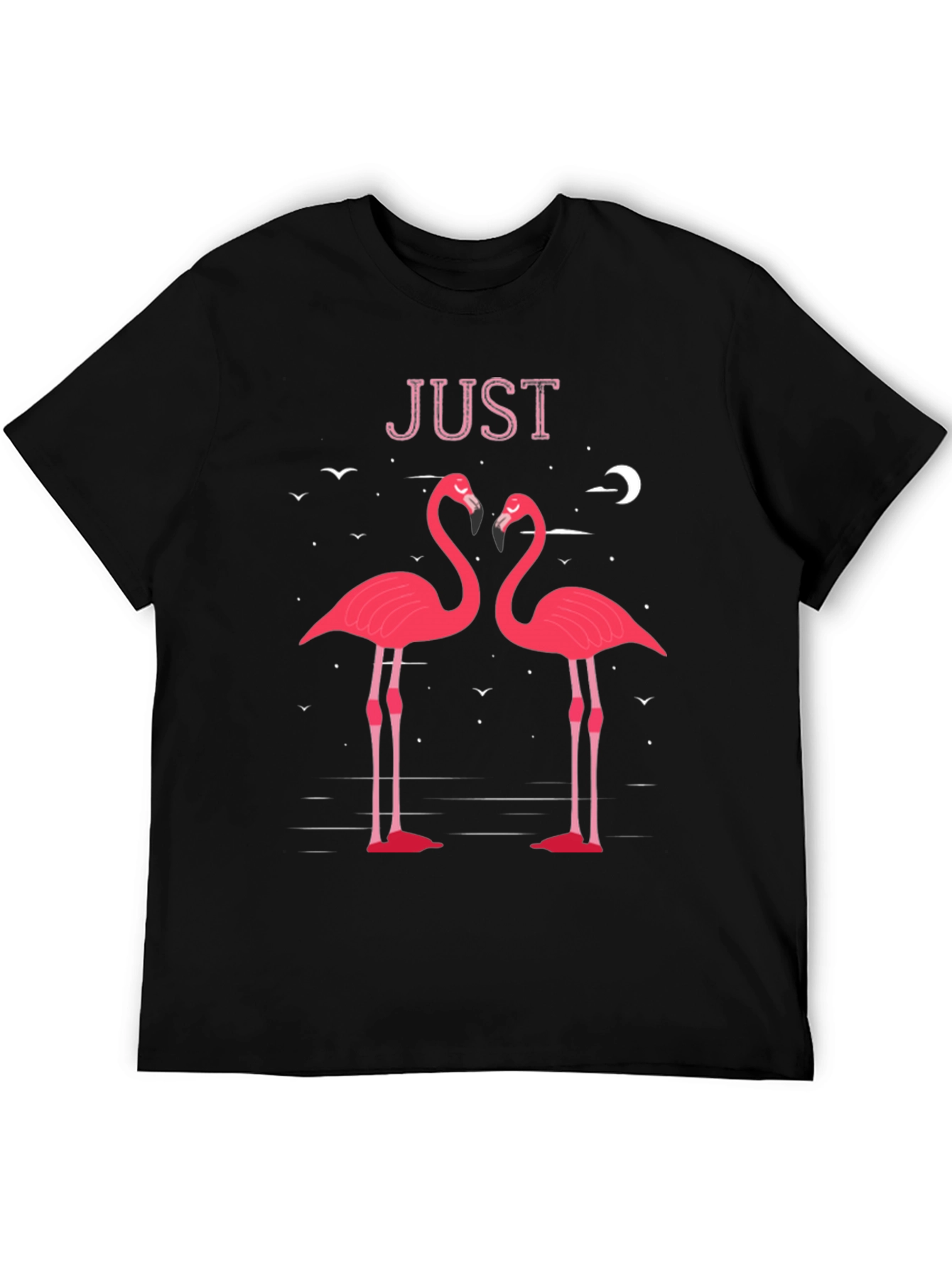 Romantic Flamingo Graphic Tee - Just Flamingos