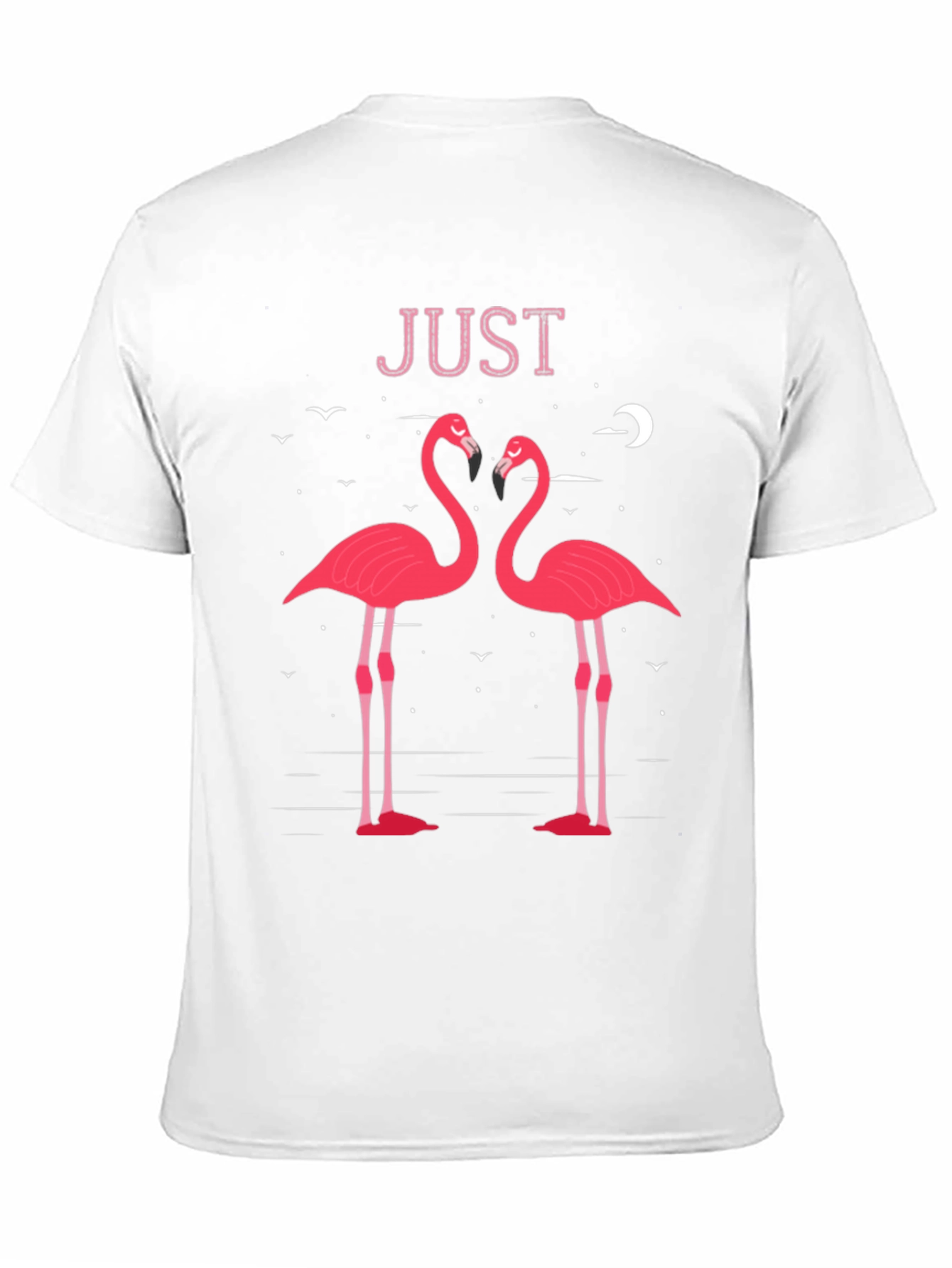 Romantic Flamingo Graphic Tee - Just Flamingos