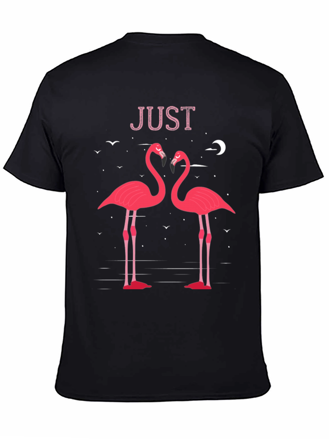 Romantic Flamingo Graphic Tee - Just Flamingos