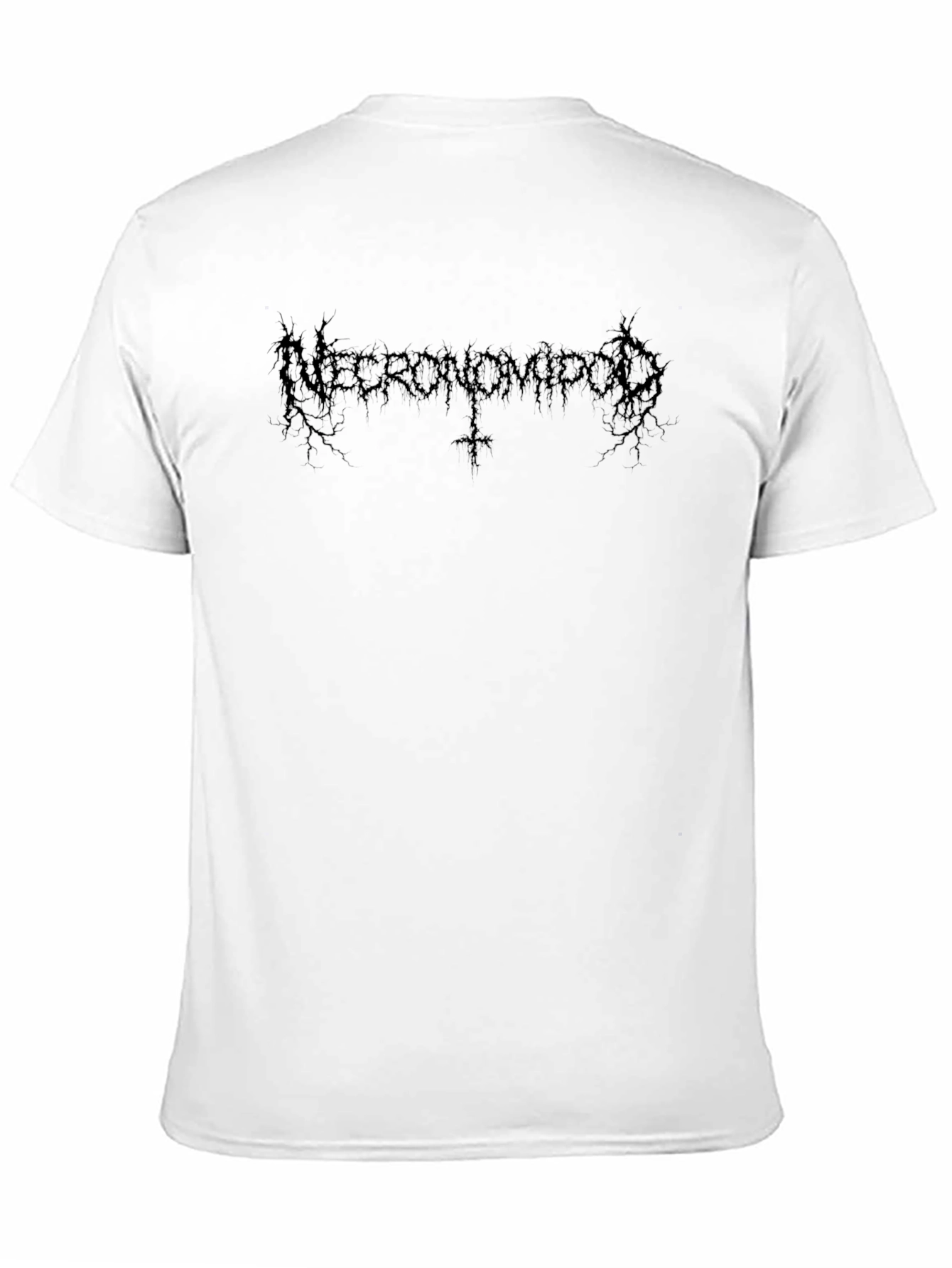Necronomipod Black T-Shirt: Metal Inspired Graphic Tee