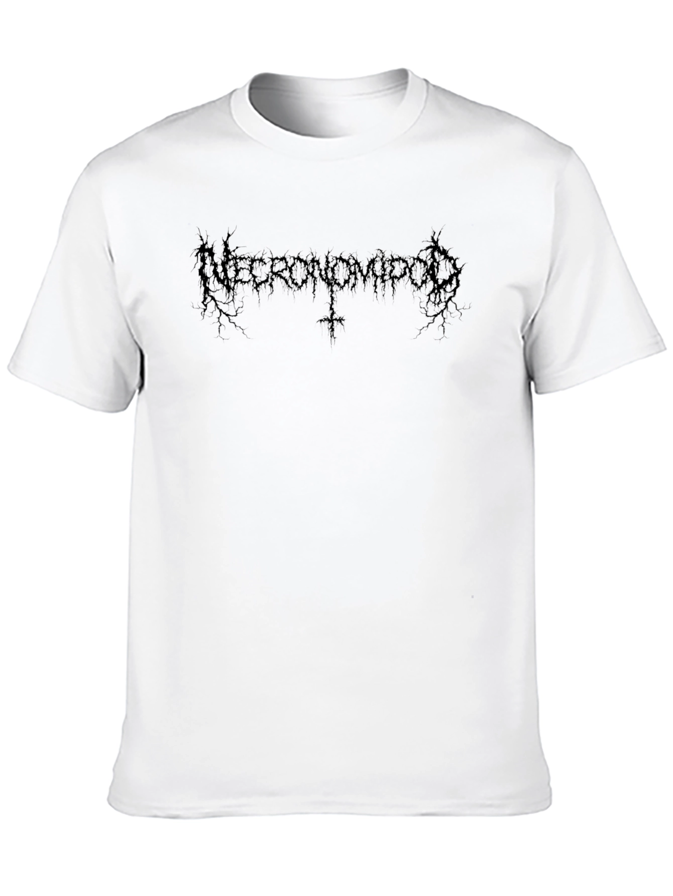 Necronomipod Black T-Shirt: Metal Inspired Graphic Tee