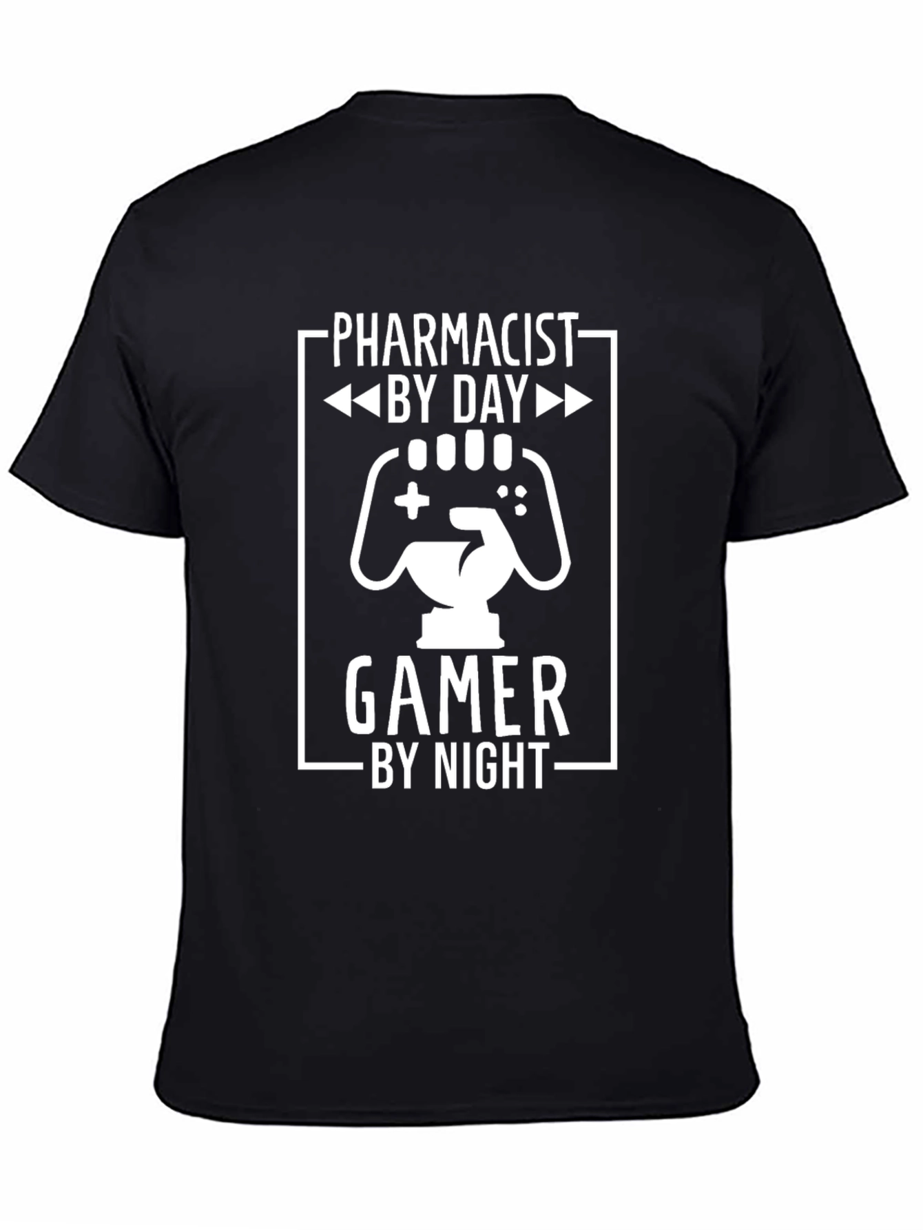 Pharmacist By Day Gamer By Night Graphic T-Shirt