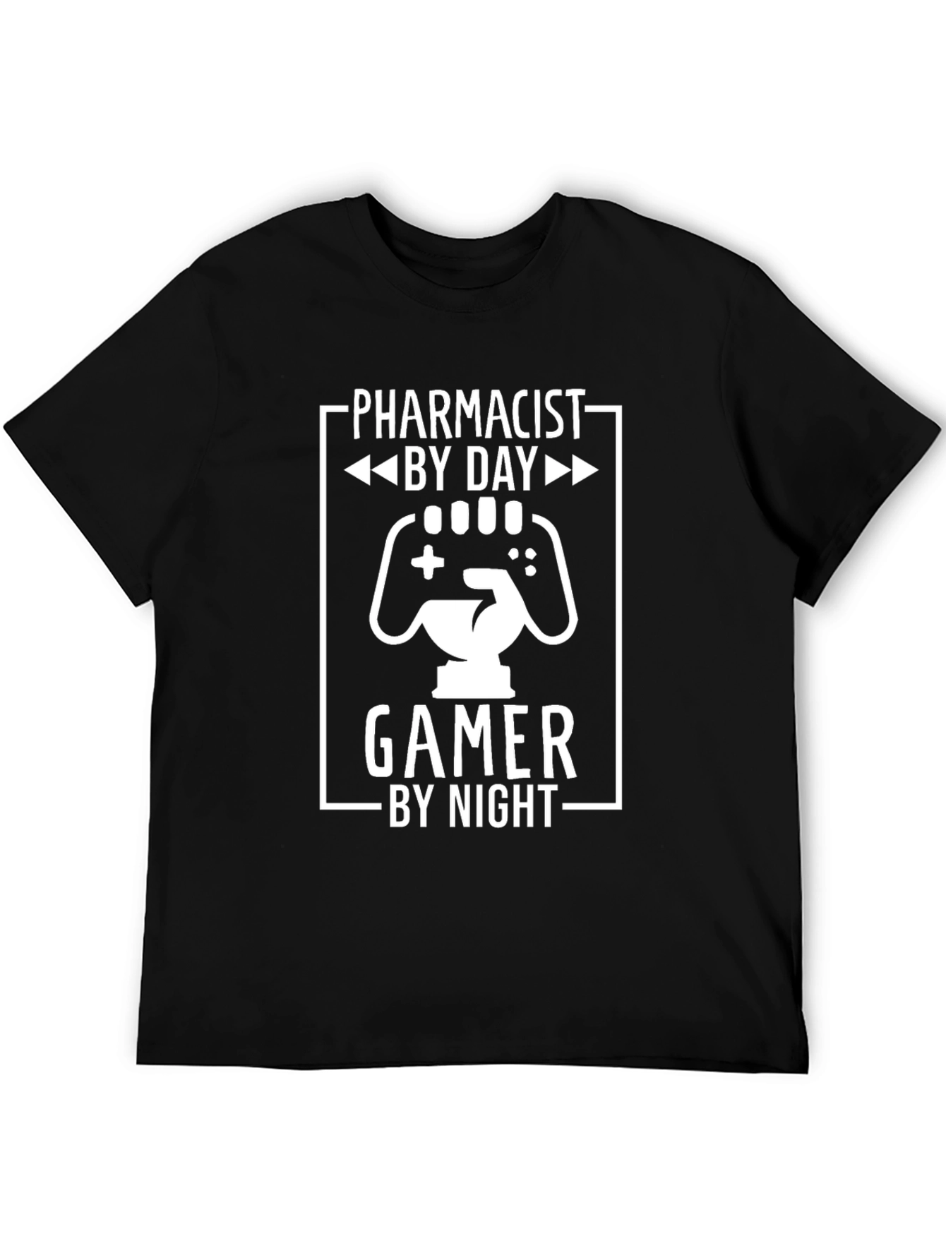 Pharmacist By Day Gamer By Night Graphic T-Shirt