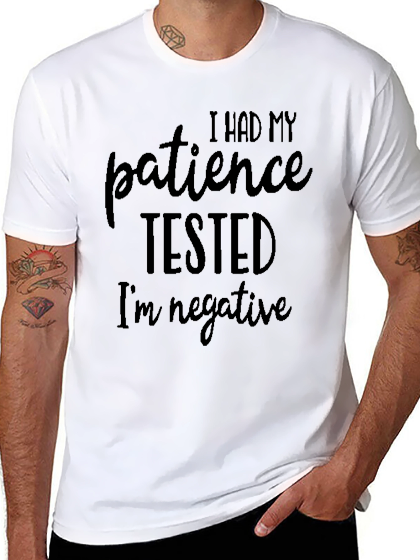 Patience Tested Funny Graphic T-Shirt