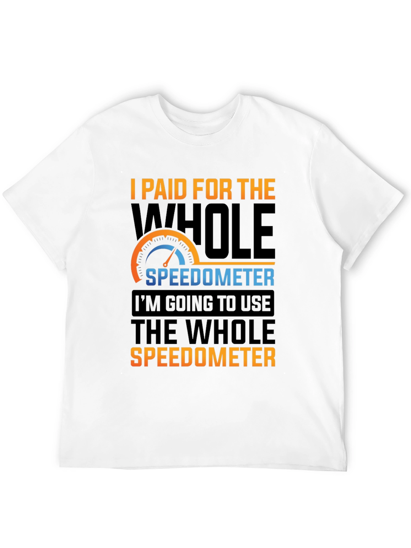 Speedometer Enthusiast Graphic Tee - Funny Car Lover Shirt
